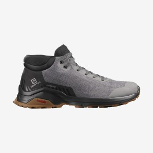 Botas de Invierno Salomon X REVEAL CHUKKA CLIMASALOMON™ WATERPROOF Hombre Gris | UY 3378VRW