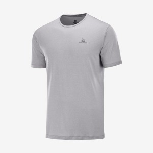 Camiseta Salomon AGILE TRAINING Hombre Blancas | UY 3246ZUT