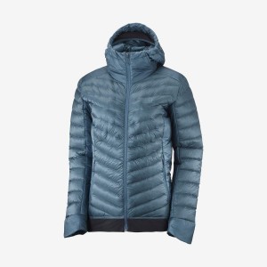 Camperas Salomon OUTLINE DOWN INSULATED Mujer Azules | UY 2457AHK