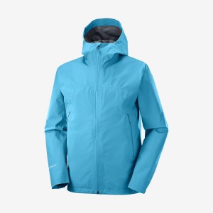 Camperas Salomon OUTLINE GORE-TEX WATERPROOF 2.5 LAYERS Hombre Azules | UY 3283YXF