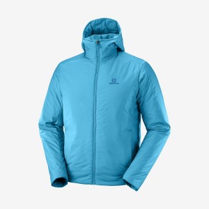 Camperas Salomon OUTRACK INSULATED Hombre Azules | UY 3320JPQ