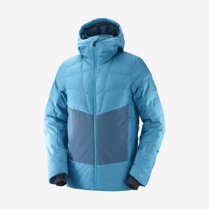 Camperas Salomon SNOWSHELTER INSULATED Hombre Azules | UY 3299XYU