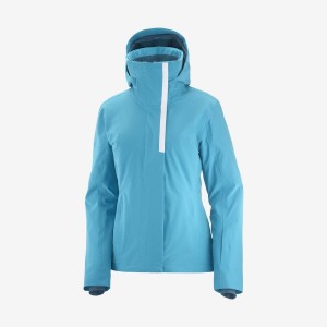 Camperas Salomon SPEED INSULATED Mujer Azules | UY 2441CTV