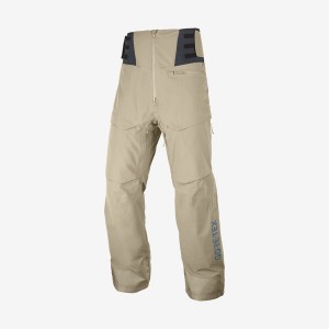 Pantalon Esquí Salomon GRAVITY GORE-TEX Hombre Marrones | UY 3124EBC