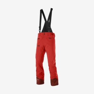 Pantalon Esquí Salomon OUTLAW 3L Hombre Rojas | UY 3130OKI