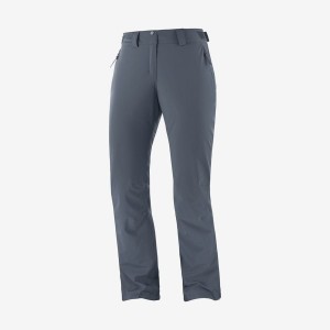 Pantalon Esquí Salomon THE BRILLIANT Mujer Azul Marino Azules | UY 2322MQZ