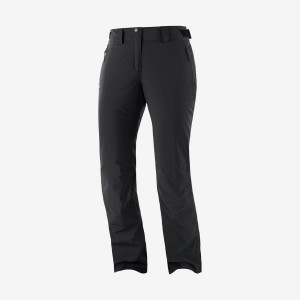 Pantalon Esquí Salomon THE BRILLIANT Mujer Negras | UY 2319VRW