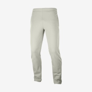 Pantalon Salomon ESSENTIAL WARM FLEECE Hombre Beige | UY 3189GSO