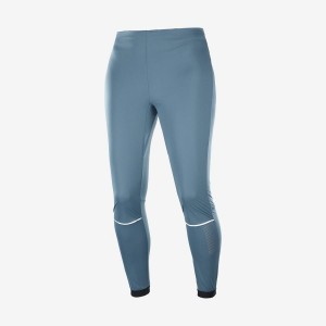 Pantalon Salomon LIGHT SHELL Mujer Azules | UY 2387ZUT