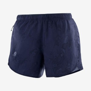 Short Salomon AGILE Mujer Azul Marino | UY 2357HAP