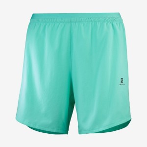 Short Salomon CROSS 5'' Mujer Azules | UY 2346VRW