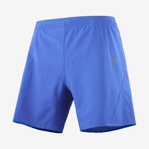 Short Salomon CROSS 7'' Hombre Azules | UY 3164JPQ