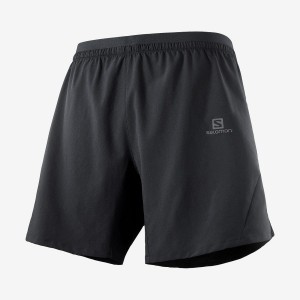 Short Salomon CROSS 7'' NO LINER Hombre Negras | UY 3172NWY