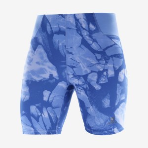 Short Salomon CROSS MULTI 7'' Mujer Azules | UY 2364VRW