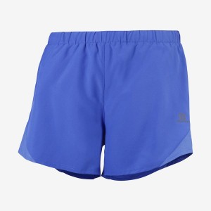 Short Salomon CROSS REBEL 4'' Mujer Azules | UY 2353SGL