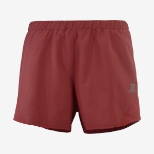 Short Salomon CROSS REBEL 4'' Mujer Rojas | UY 2352AHK