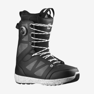 Ski Boots Salomon LAUNCH LACE BOA SJ Hombre Negras | UY 2879JPQ