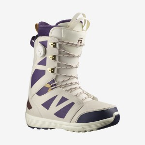 Ski Boots Salomon LAUNCH LACE SJ BOA TEAM Hombre Beige | UY 2878HAP