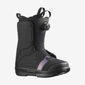 Ski Boots Salomon PEARL BOA Mujer Negras | UY 2091ILH