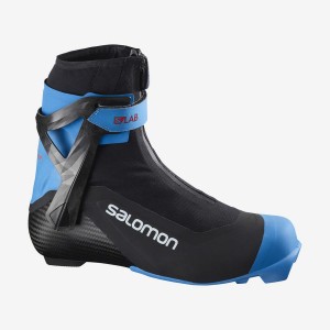 Ski Boots Salomon S/LAB CARBON SKATE PROLINK Mujer Negras Azules | UY 2061CTV