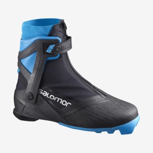 Ski Boots Salomon S/MAX CARBON SKATE MV PROLINK Mujer Negras Azules | UY 2058LIS