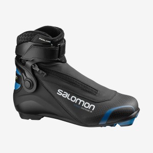 Ski Boots Salomon S/RACE SKIATHLON JUNIOR PROLINK Niños Negras Azules | UY 2019UZG