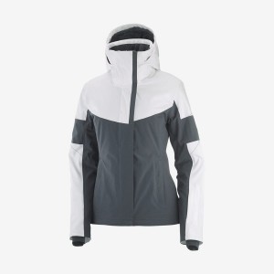 Ski Jackets Salomon SPEED Mujer Gris | UY 2416CTV