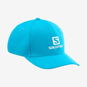 Sombreros Salomon SALOMON LOGO Hombre Azules | UY 2984KOR