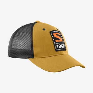 Sombreros Salomon TRUCKER Hombre Amarillo | UY 2979DFM