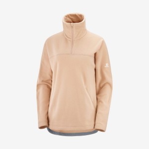 Sudadera con Capucha Salomon ESSENTIAL COSY FLEECE Mujer Rosas | UY 2520CTV