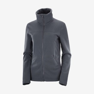 Sudadera con Capucha Salomon ESSENTIAL COSY FLEECE Mujer Negras | UY 2512FDN