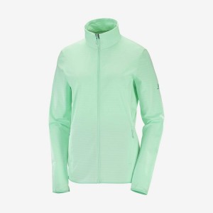 Sudadera con Capucha Salomon ESSENTIAL LIGHTWARM Mujer Verde | UY 2536DFM