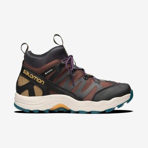 Zapatillas Salomon XA PRO 1 MID GORE-TEX Hombre Chocolate Negras | UY 3401LIS