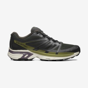 Zapatillas Salomon XT-WINGS 2 Hombre Negras Verde Oliva | UY 3417JPQ