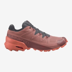 Zapatillas Trail Running Salomon SPEEDCROSS 5 Mujer Naranjas | UY 2744DFM