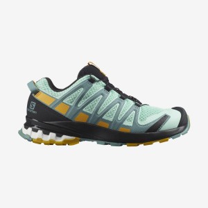 Zapatillas Trail Running Salomon XA PRO 3D v8 Mujer Verde Oliva | UY 2770SGL