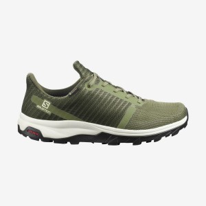 Zapatillas de Senderismo Salomon OUTBOUND PRISM GORE-TEX Hombre Verde Oliva | UY 3571GSO