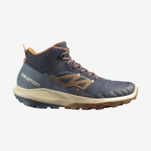 Zapatillas de Senderismo Salomon OUTPULSE MID GORE-TEX Hombre Gris | UY 3539WNB