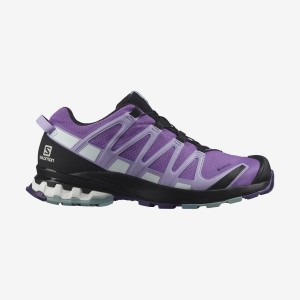 Zapatillas de Senderismo Salomon WoXA PRO 3D v8 GORE-TEX Mujer Moradas | UY 2827JPQ