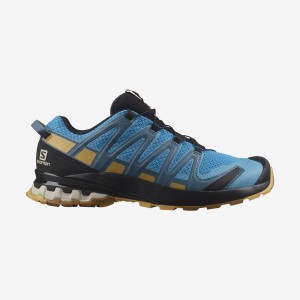 Zapatillas de Senderismo Salomon XA PRO 3D v8 Hombre Azules | UY 3613VRW