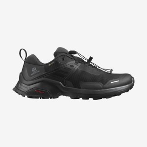 Zapatillas de Senderismo Salomon X RAISE GORE-TEX Hombre Negras Negras | UY 3601AHK