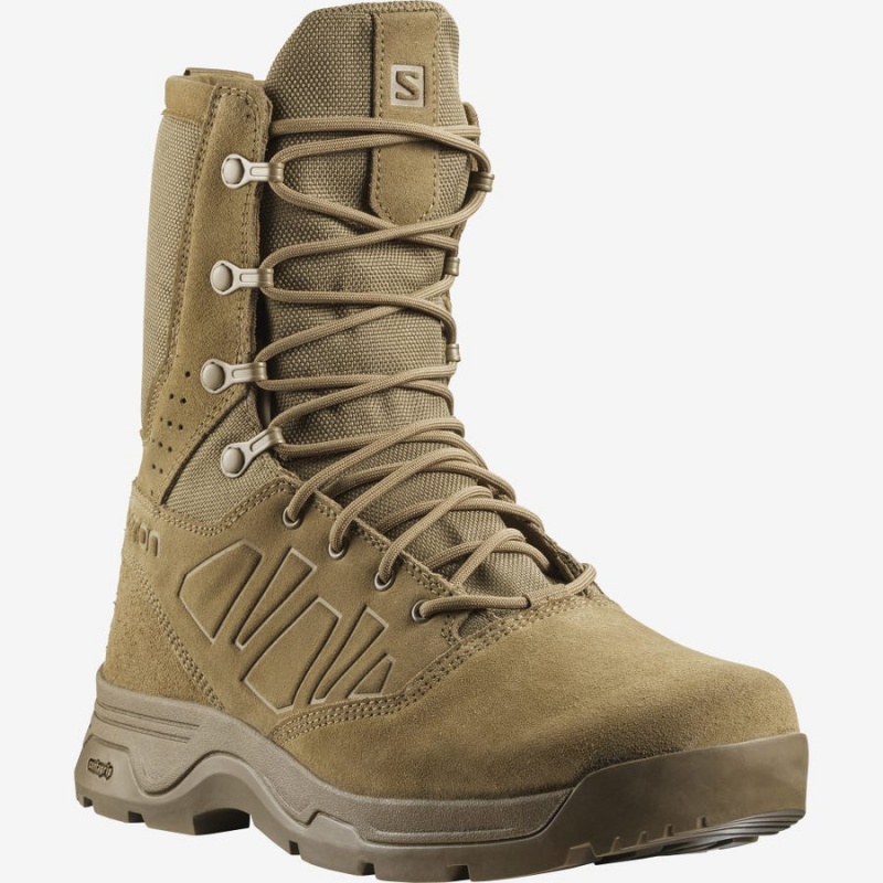 Botas Salomon GUARDIAN CLIMASALOMON™ FORCES WATERPROOF Mujer Marrones | UY 2592JPQ