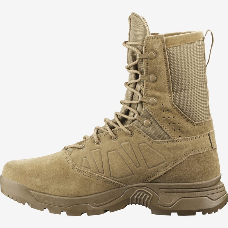 Botas Salomon GUARDIAN CLIMASALOMON™ FORCES WATERPROOF Mujer Marrones | UY 2592JPQ