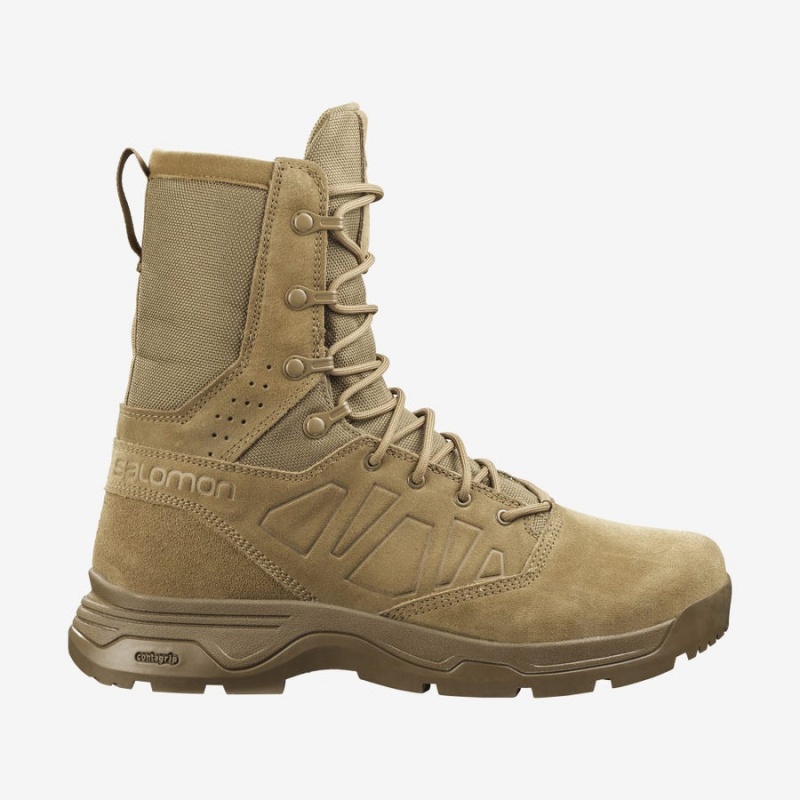 Botas Salomon GUARDIAN CLIMASALOMON™ FORCES WATERPROOF Mujer Marrones | UY 2592JPQ