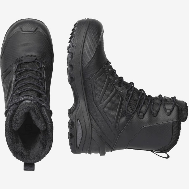 Botas Salomon TOUNDRA FORCES CLIMASALOMON™ WATERPROOF Hombre Negras | UY 3363GSO