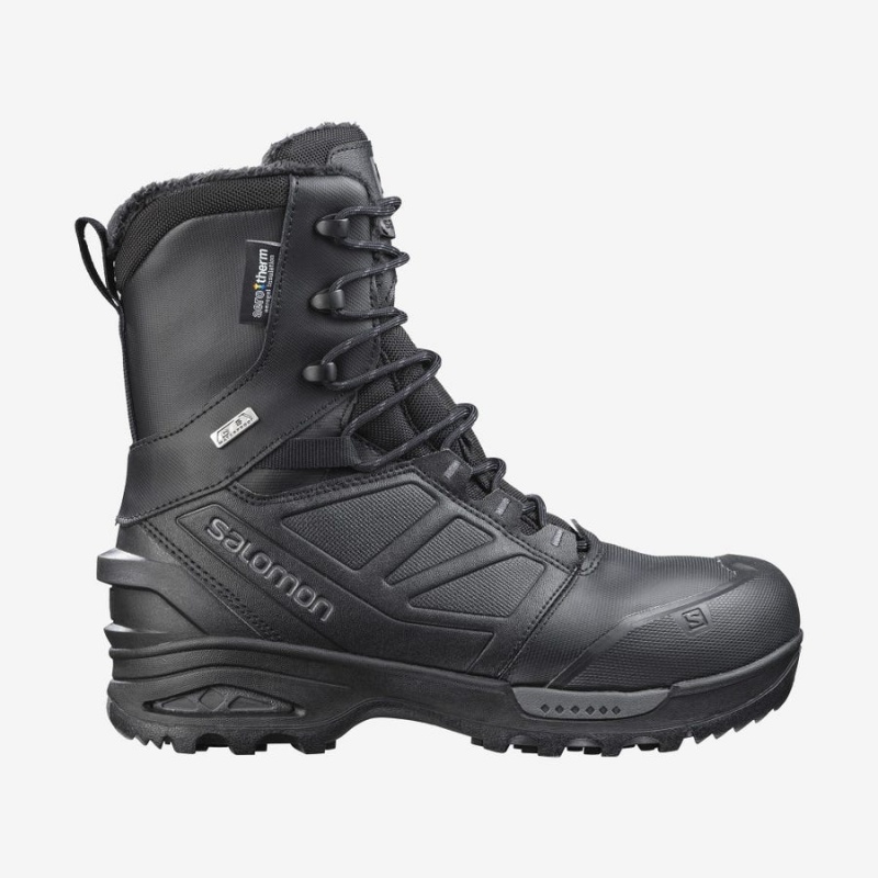 Botas Salomon TOUNDRA FORCES CLIMASALOMON™ WATERPROOF Hombre Negras | UY 3363GSO