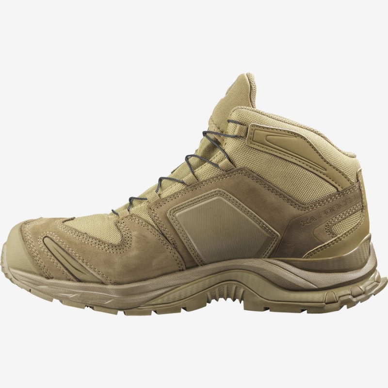 Botas Salomon XA FORCES MID Hombre Marrones | UY 3372JPQ