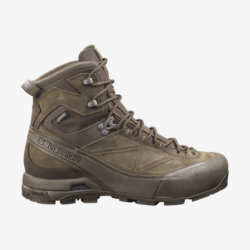 Botas Salomon X ALP GORE-TEX FORCES Hombre Marrones | UY 3364HAP