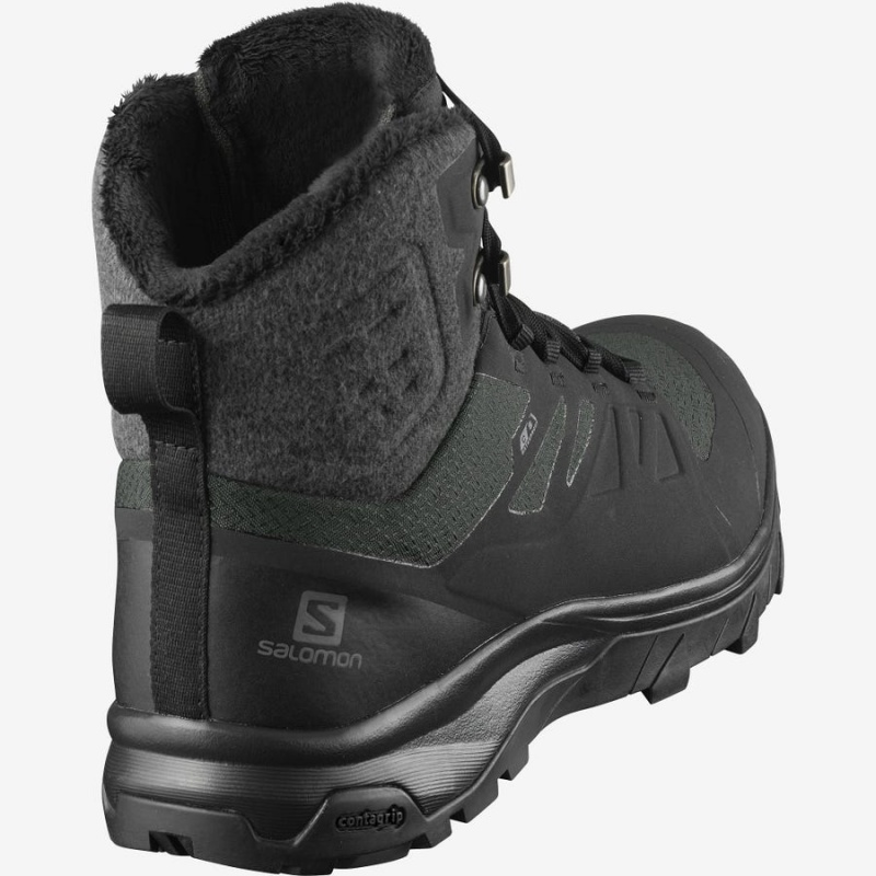 Botas de Invierno Salomon OUTBLAST THINSULATE™ CLIMASALOMON™ WATERPROOF Mujer Negras | UY 2613AHK