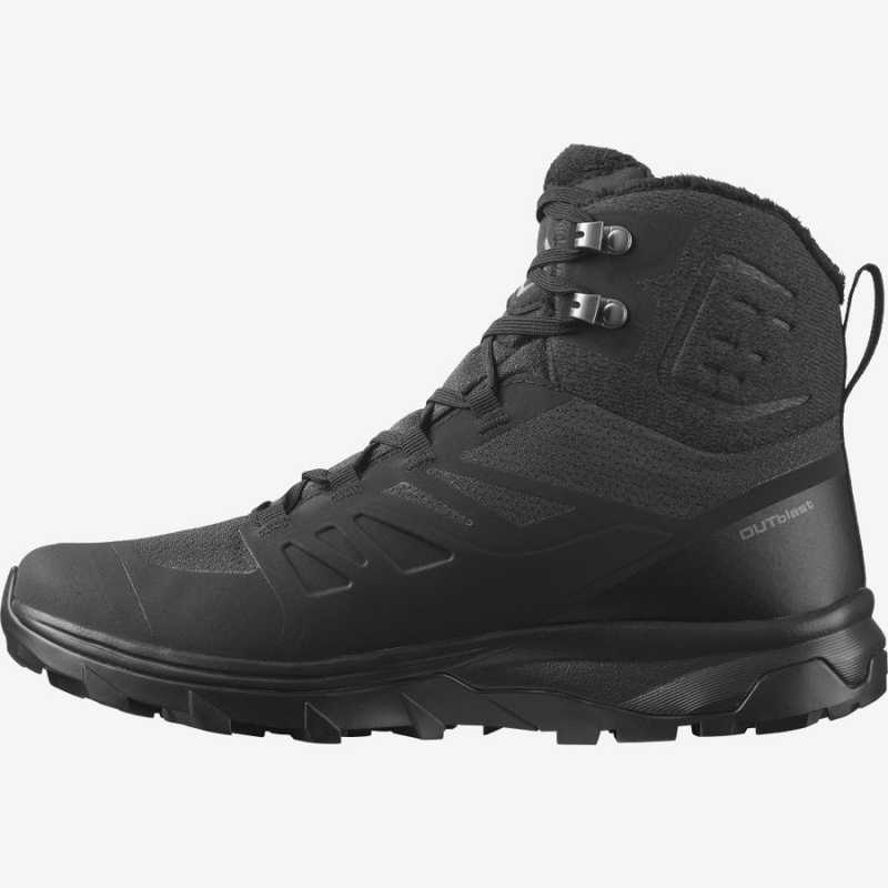 Botas de Invierno Salomon OUTBLAST THINSULATE™ CLIMASALOMON™ WATERPROOF Mujer Negras | UY 2613AHK